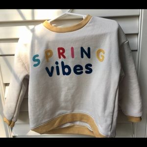 Zara Kids spring vibes sweatshirt